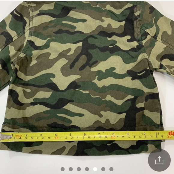 Sovereign Code Camo Lightweight Long Sleeve Snap Jacket 100% Cotton Size 24 M - Picture 4 of 7